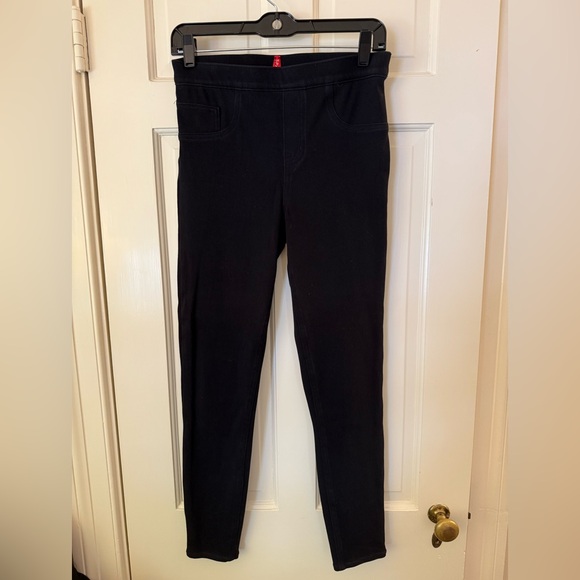 SPANX Black skinny ankle jeans legging size medium - Picture 1 of 8
